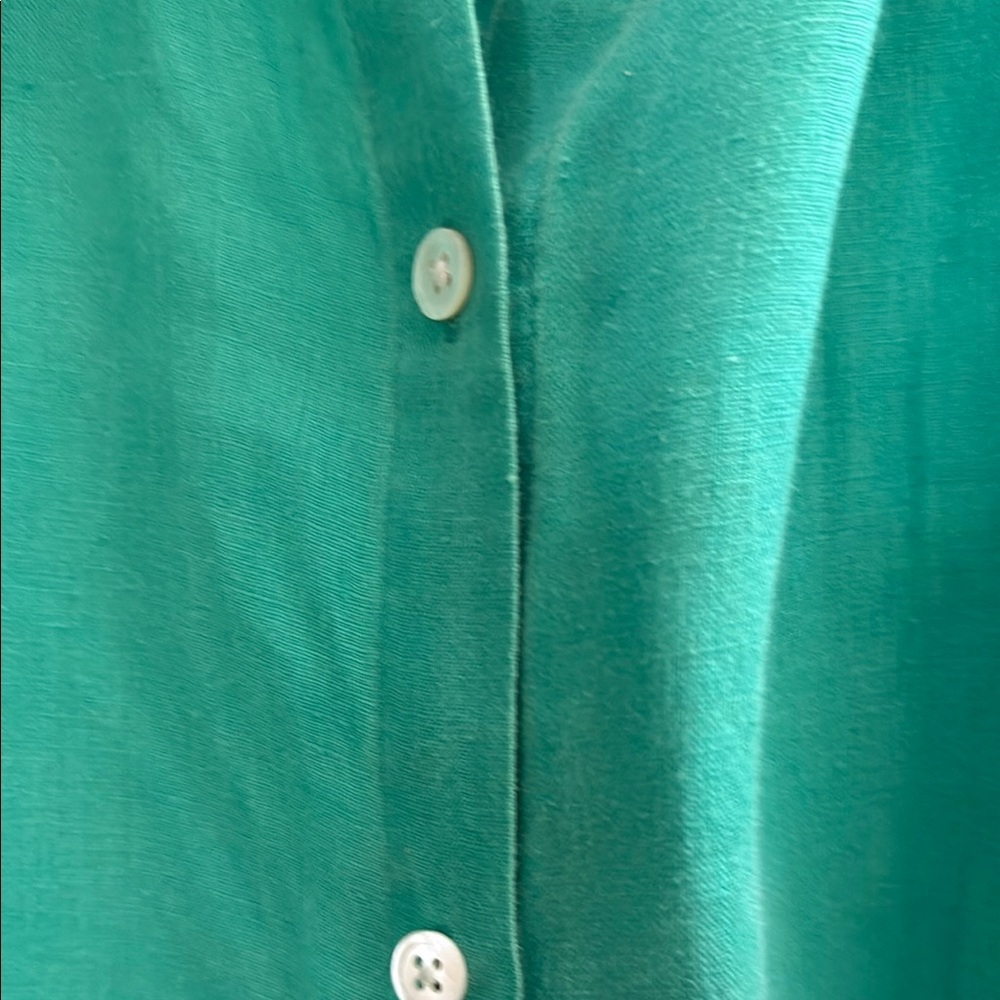 J Jill oversized linen button down - Picture 3 of 4